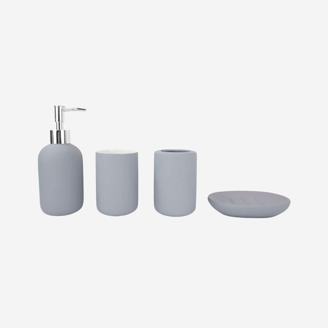 Set de accesorios de baño 4 piezas