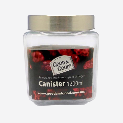 Canister Frasco Organizador de Cocina 1200 ml Good & Good
