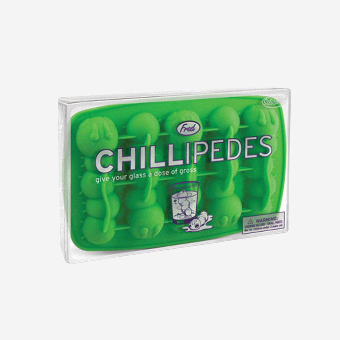 Molde para Hielos "Chillipedes" 20.3x12.8x2.3cm