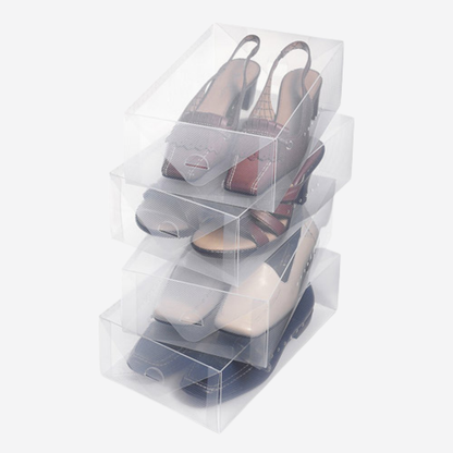 Set 4 cajas organizadoras para zapatos