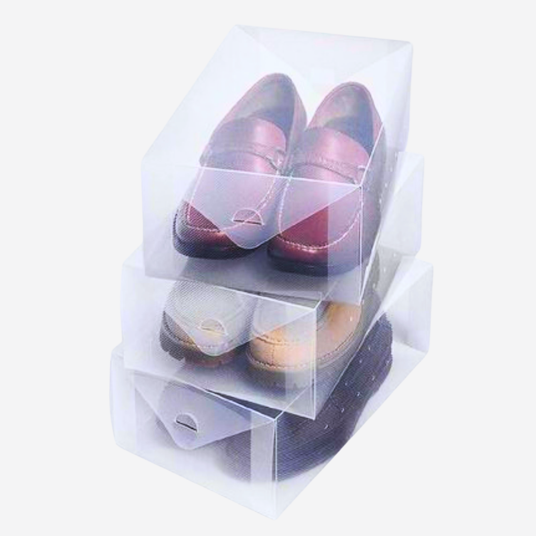 Set de 3 cajas para organizar zapatos