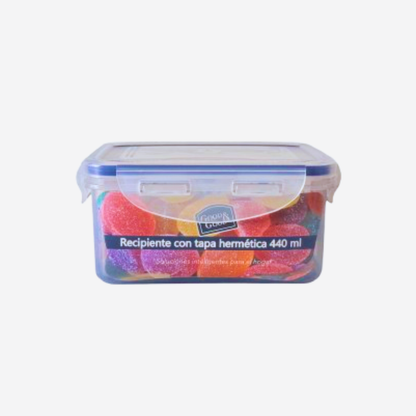 Recipiente Hermético de Plástico 440 ml Good & Good | Contenedor para Alimentos