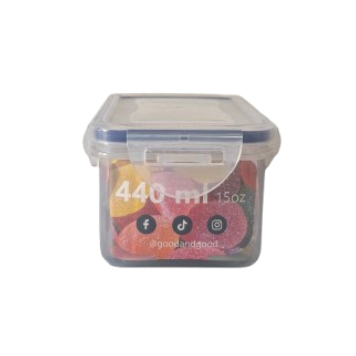 Recipiente Hermético de Plástico 440 ml Good & Good | Contenedor para Alimentos