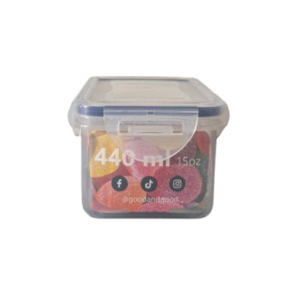 Recipiente Hermético de Plástico 440 ml Good & Good | Contenedor para Alimentos