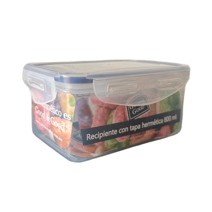Recipiente Hermético de Plástico 800 ml Good & Good | Contenedor para Alimentos