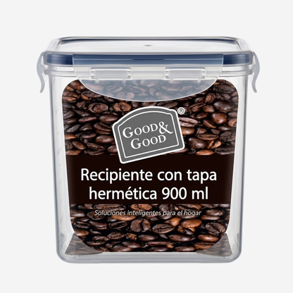 Recipiente con tapa hermética 900 ml.
