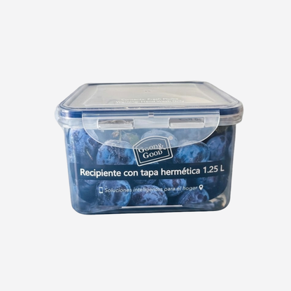 Recipiente con tapa hermética 1.25L