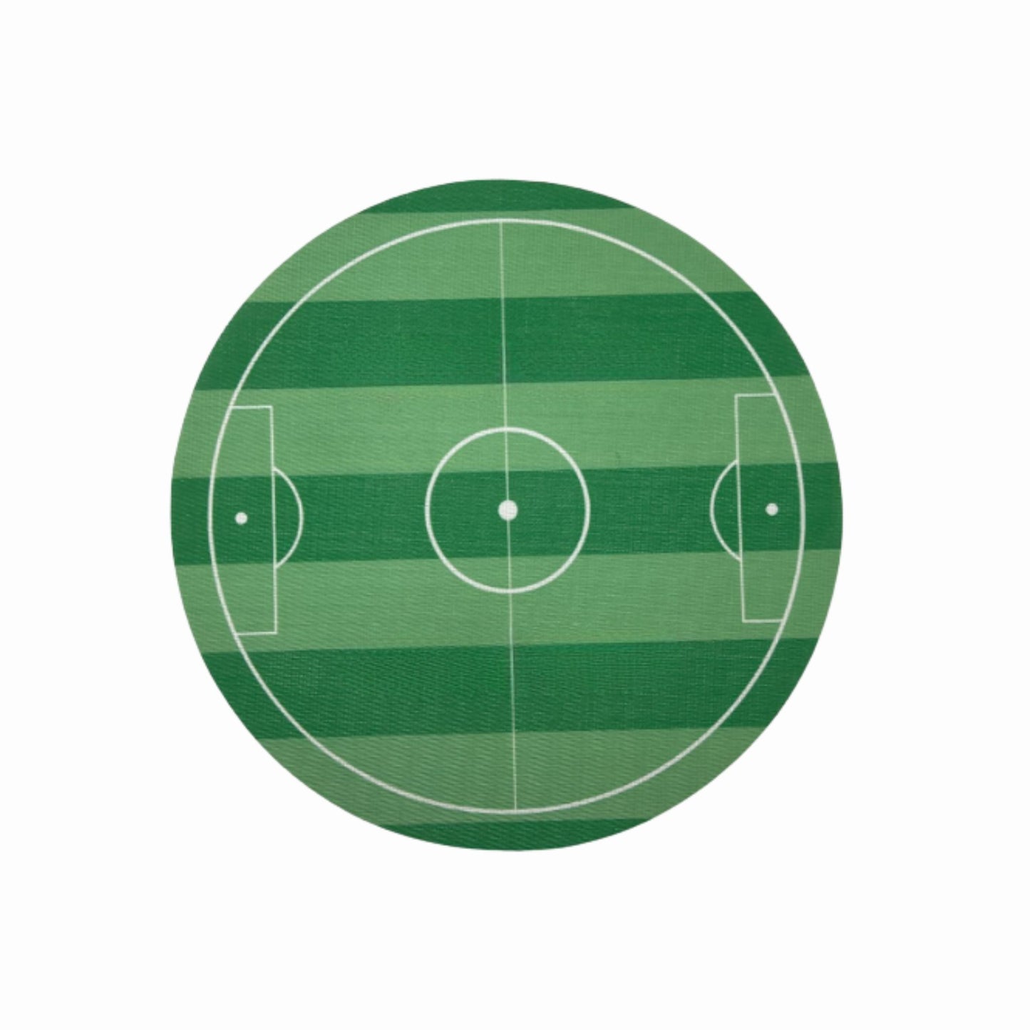 Mantel Individual Circular – Diseño Temático Cancha de Fútbol