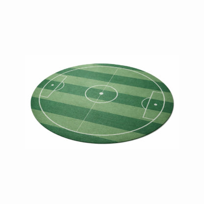 Mantel Individual Circular – Diseño Temático Cancha de Fútbol