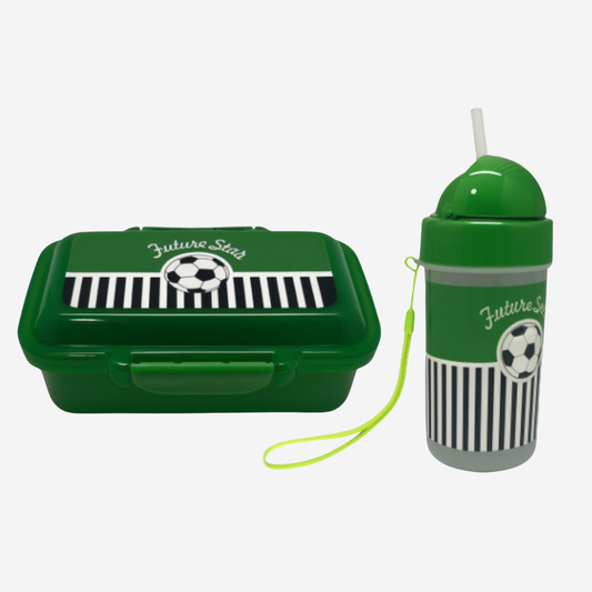 Lunch Box Infantil con Vaso Entrenador | Diseño Fútbol "Future Star"