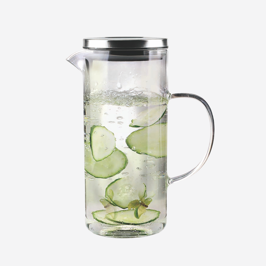 Jarra de Vidrio con Tapa Hermética 1.3L