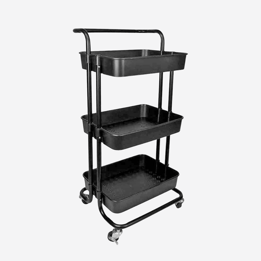 Carrito organizador de 3 niveles con ruedas