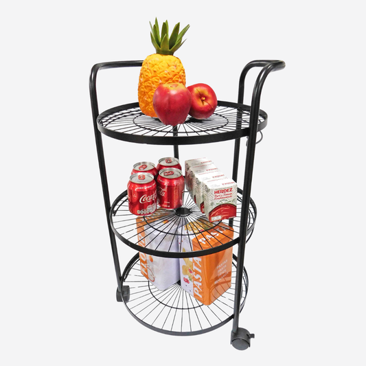 Carrito organizador con agarraderas 3 niveles