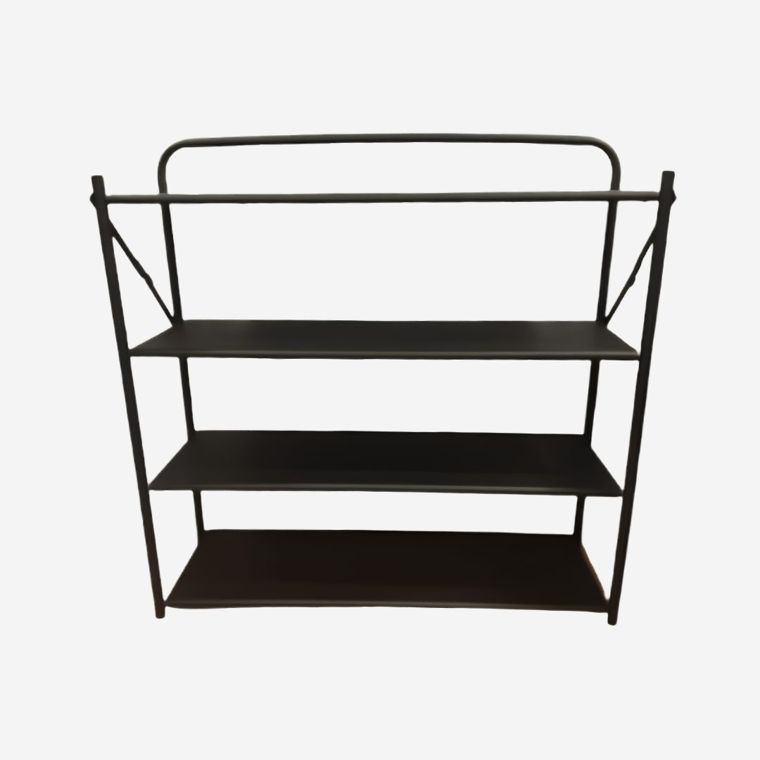 Zapatera de Hierro Reforzada de 4 Niveles