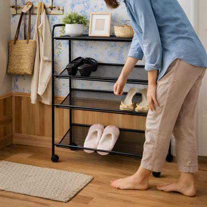 Zapatera Organizadora de 4 Niveles para 9 Pares