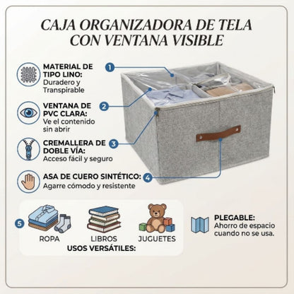 Caja Organizadora Tipo Lino 52 L