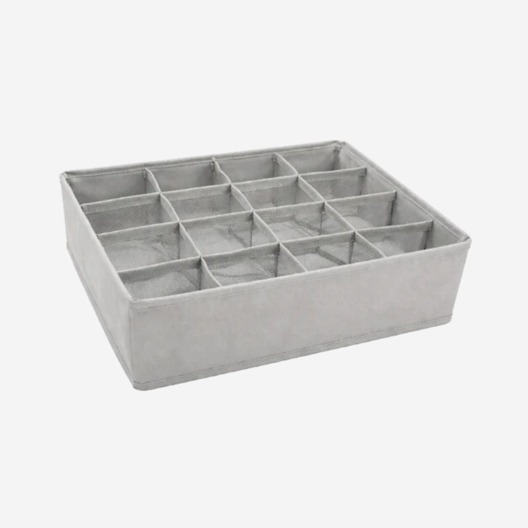 Caja Organizadora de Tela con 16 Divisiones