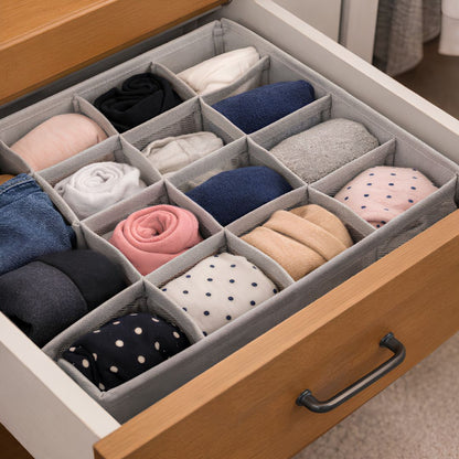 Caja Organizadora de Tela con 16 Divisiones