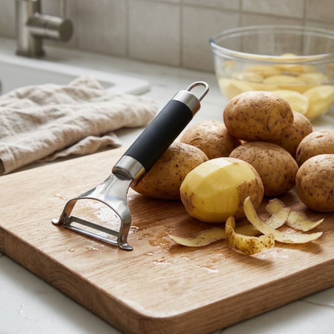 Pelador de Cocina Multiusos de Acero Inoxidable