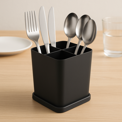 Soporte para cubiertos con 4 divisiones