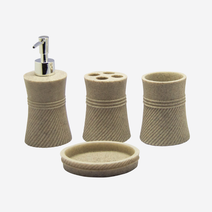 Set de accesorios de baño 4 piezas