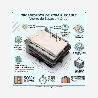 Set de 5 Organizadores para Playeras