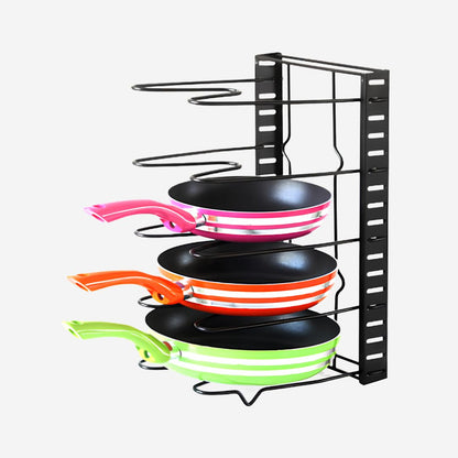 Organizador horizontal y vertical para tapas y sartenes 5 niveles