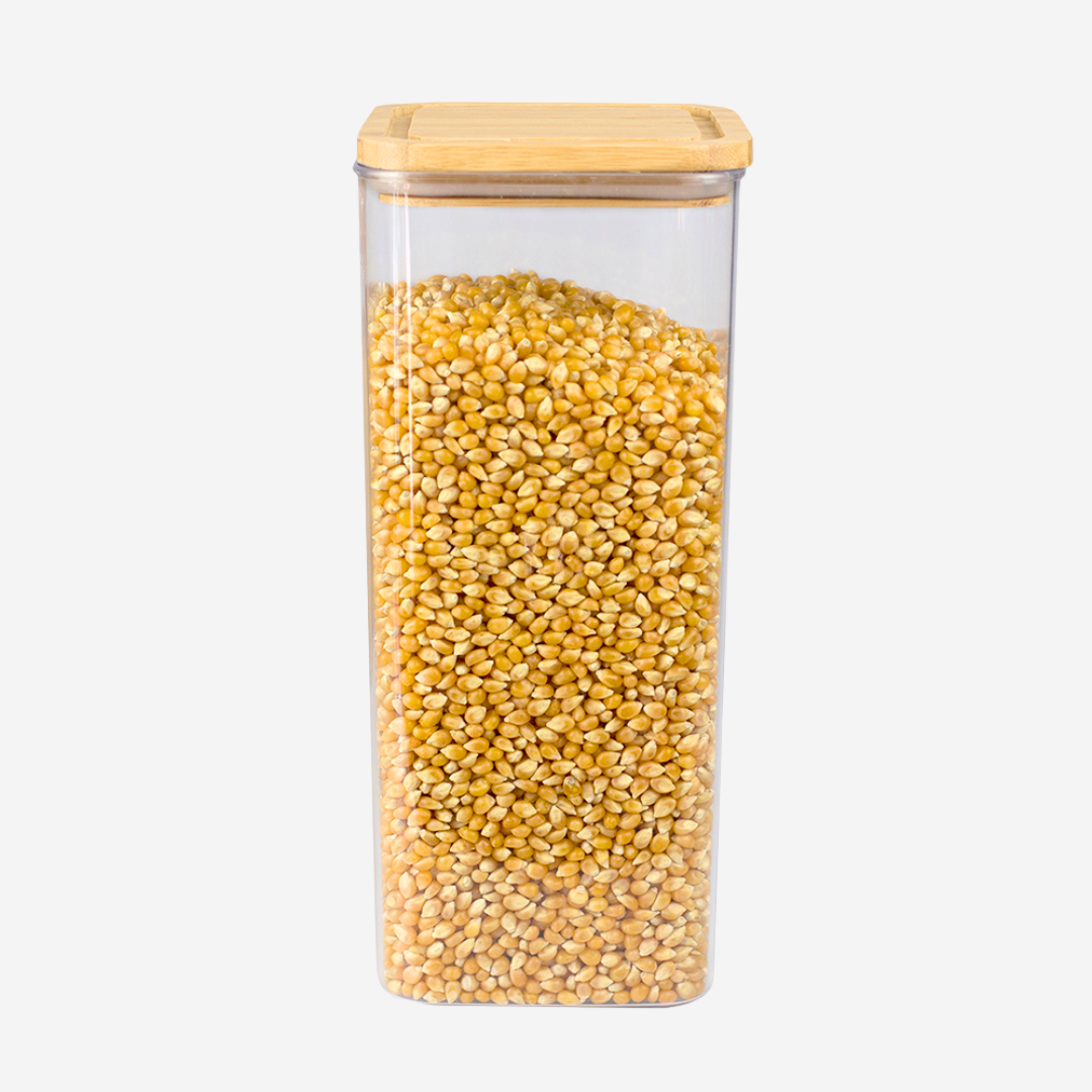 Recipiente con tapa hermética de bambú 3 L