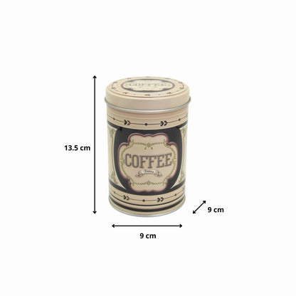 Juego De 3 Latas De Latón Vintage Para Café, Té Y Azúcar