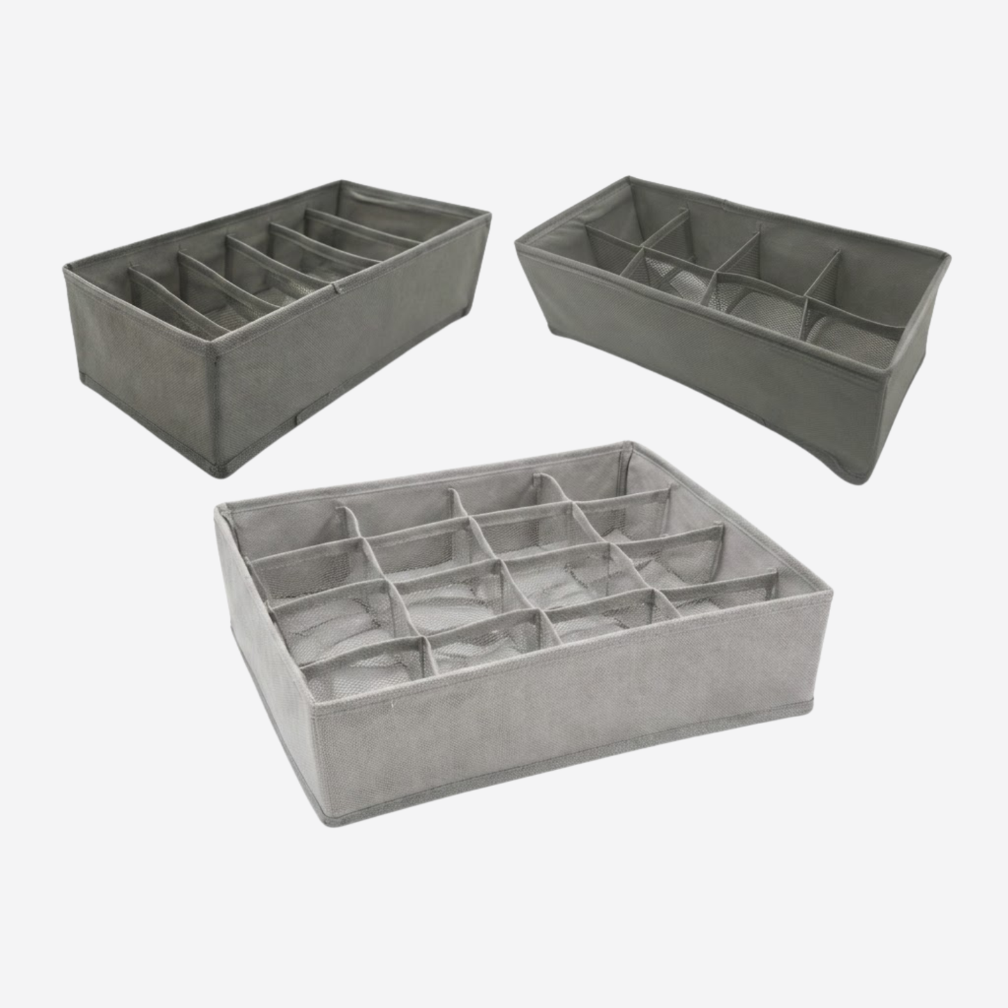 Organizador de Cajones y Clóset (Set de 3) | Organizador de Ropa Interior y Accesorios