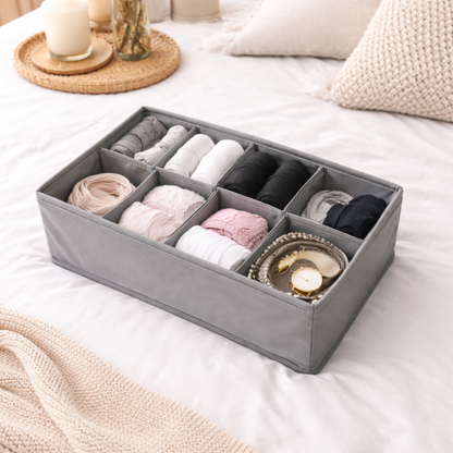 Organizador de Cajones y Clóset (Set de 3) | Organizador de Ropa Interior y Accesorios