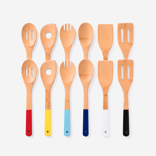 Juego de 6 utensilios de bambú