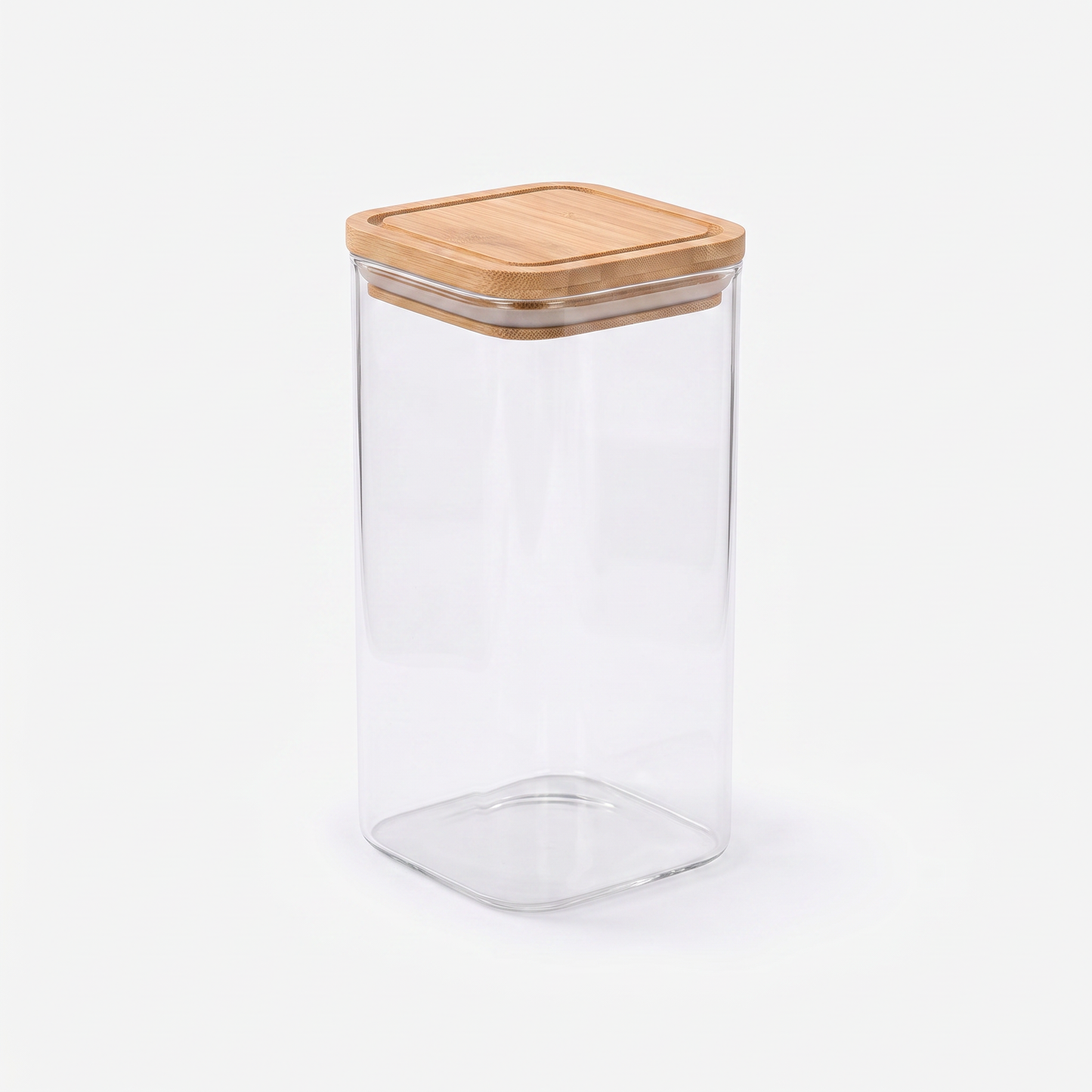 Recipiente con tapa hermética de bambú 3 L