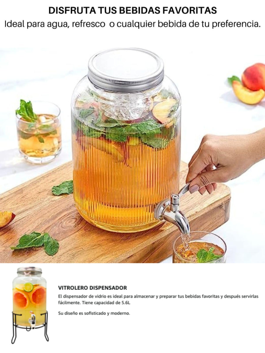 Dispensador de agua fría Good & Good 5.6 Litros con base de acero
