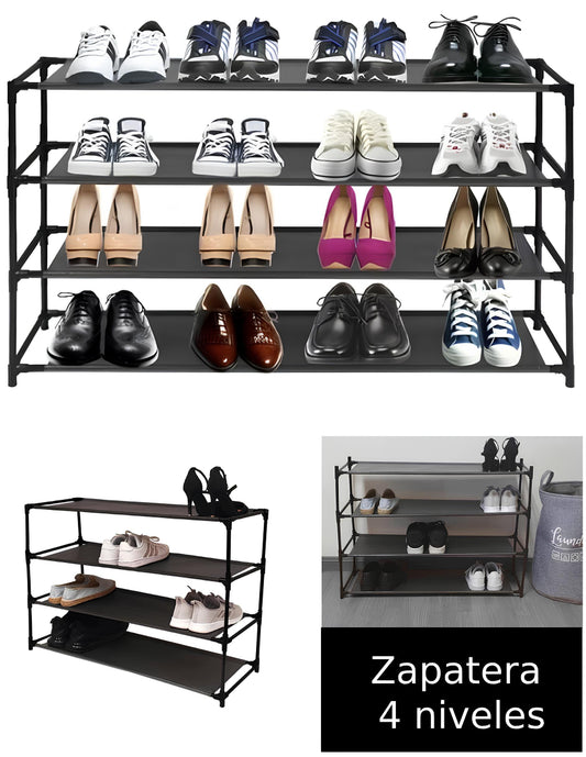 Zapatera tipo mueble  4 niveles 12 pares
