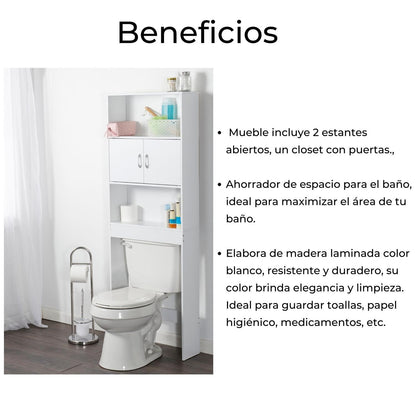 Mueble Organizador Multiusos Ahorrador De Espacio 3 Niv