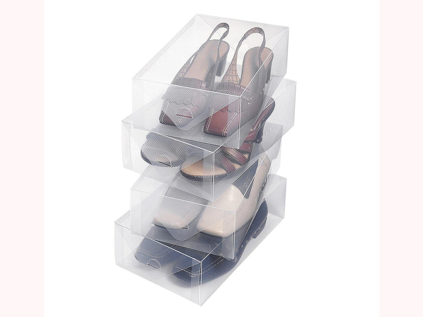 Set 4 cajas organizadoras para zapatos