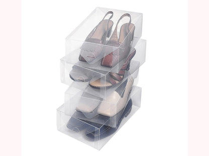 Set 4 cajas organizadoras para zapatos