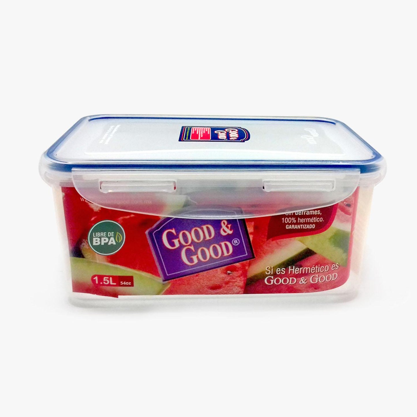 Recipiente con tapa hermética 1.5L