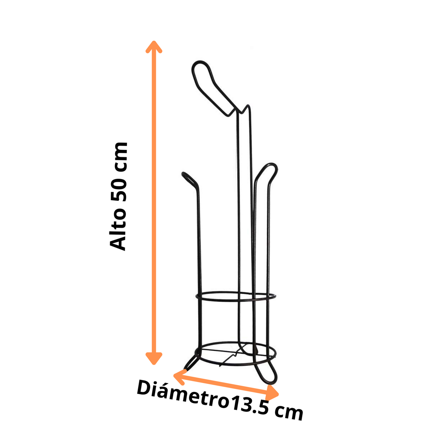 Porta Rollos de Baño con Dispensador