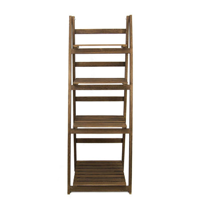 Mueble organizador escalera con 4 entrepaños
