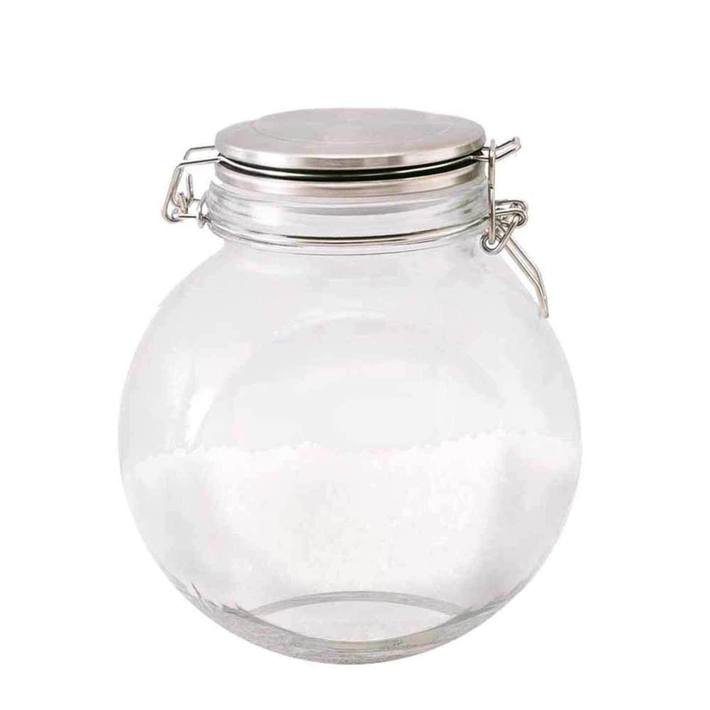 Recipiente de vidrio con tapa hermética de clip 1.6 L