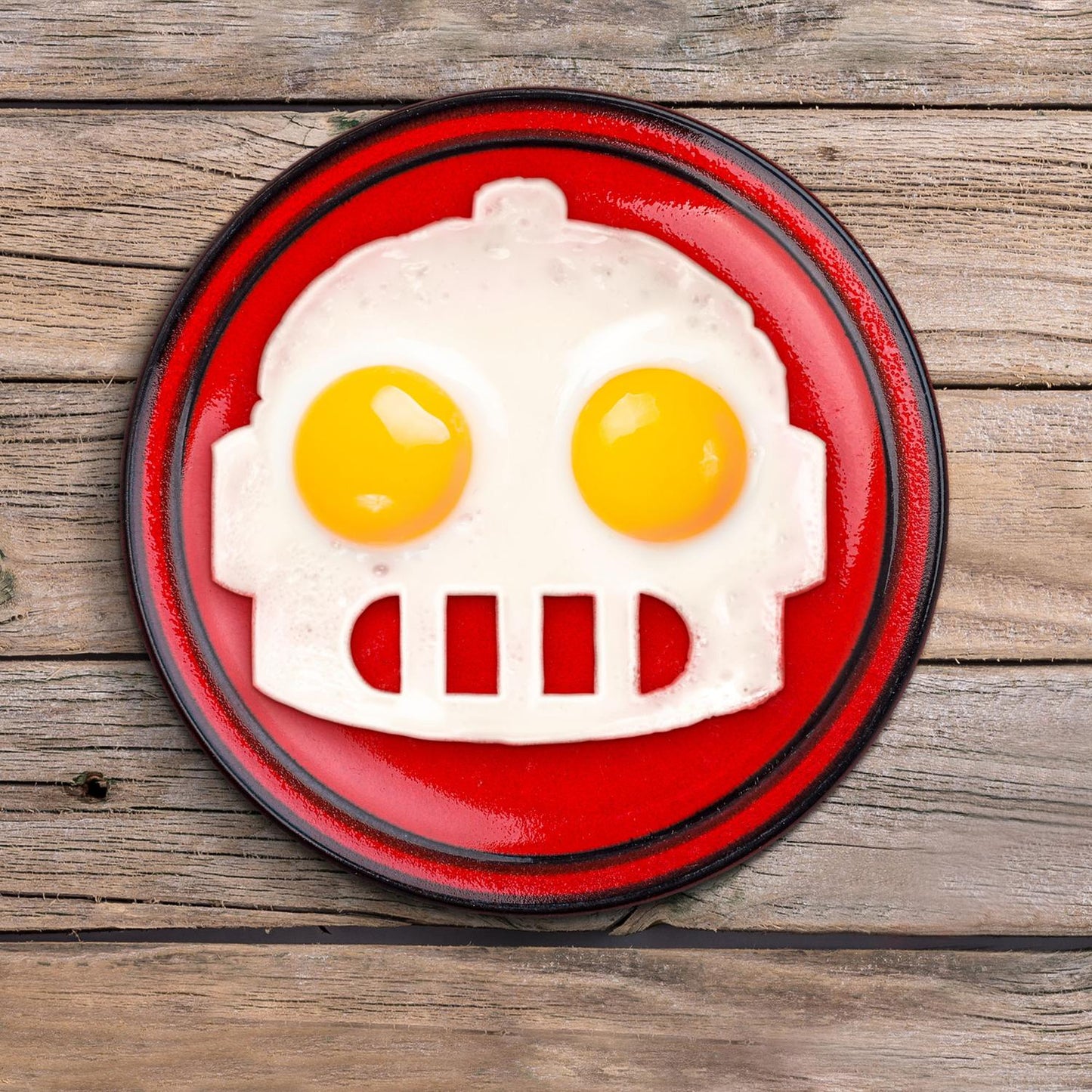 Molde para Huevo "Funny Side Up Robot" 3x15x16cm