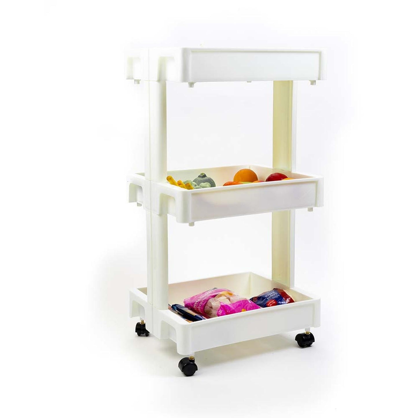 Carrito organizador de 3 Niveles con ruedas