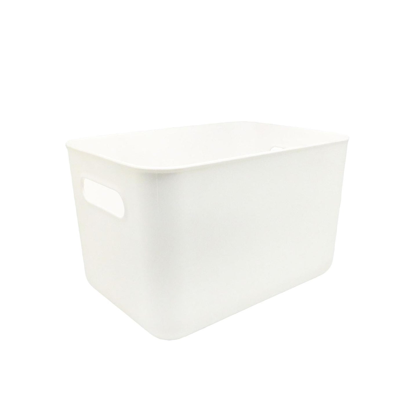 Caja chica con agarraderas y tapa transparente 25 x 15 x 18 cm