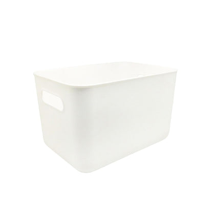 Caja chica con agarraderas y tapa transparente 25 x 15 x 18 cm