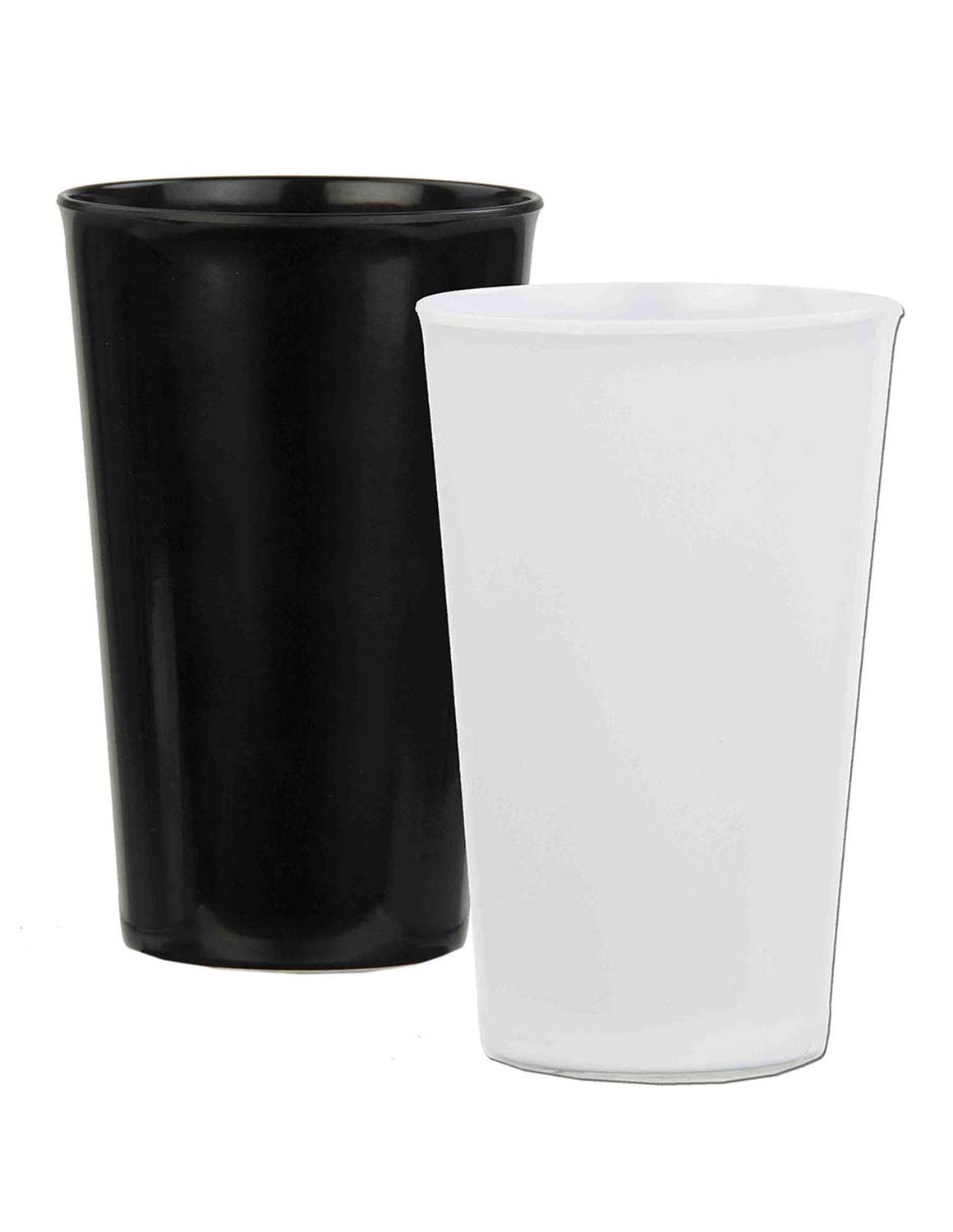 Vaso blanco de melamina 350 ml