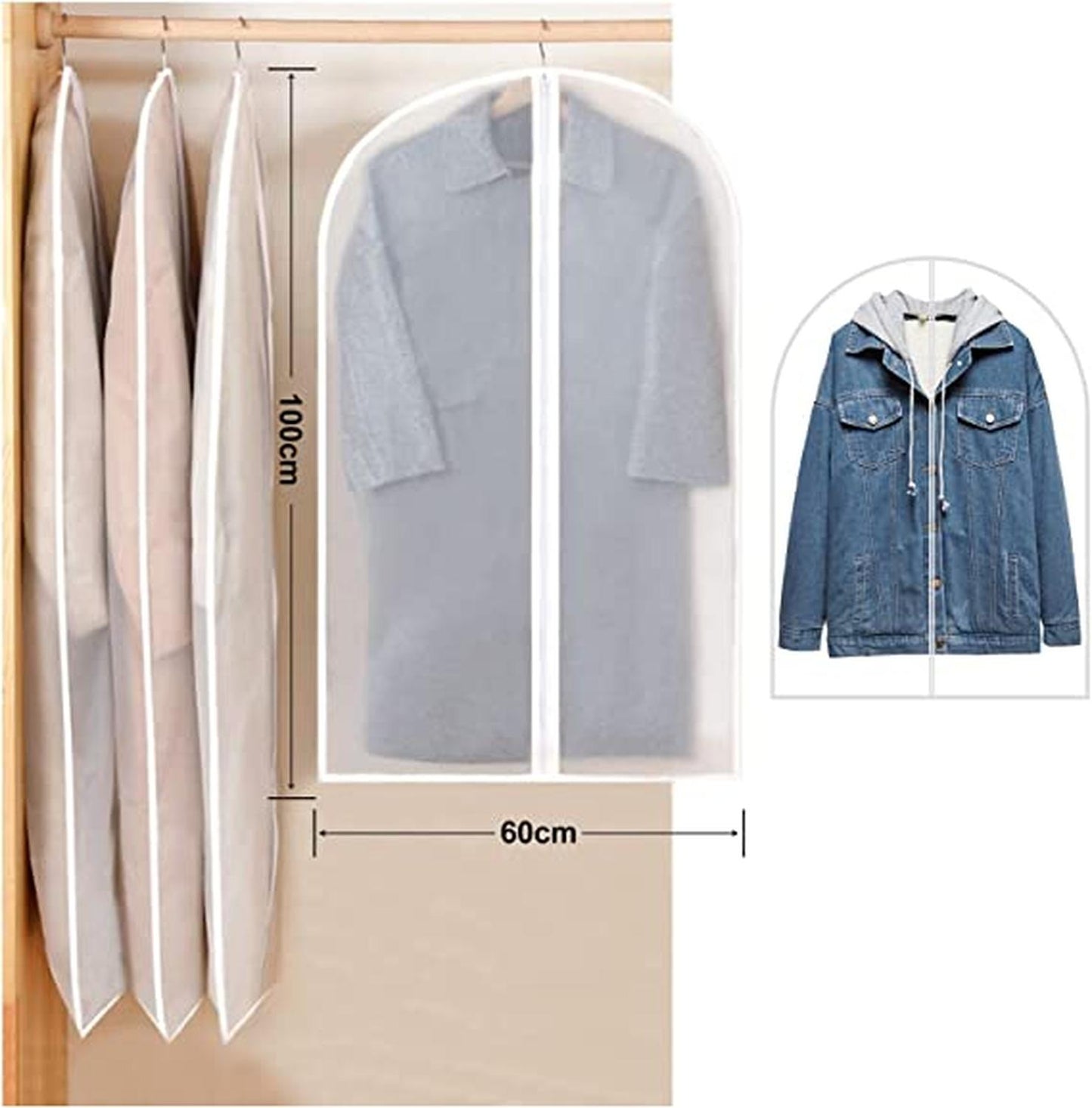 Set de 3 piezas Cubre Traje con Zipper