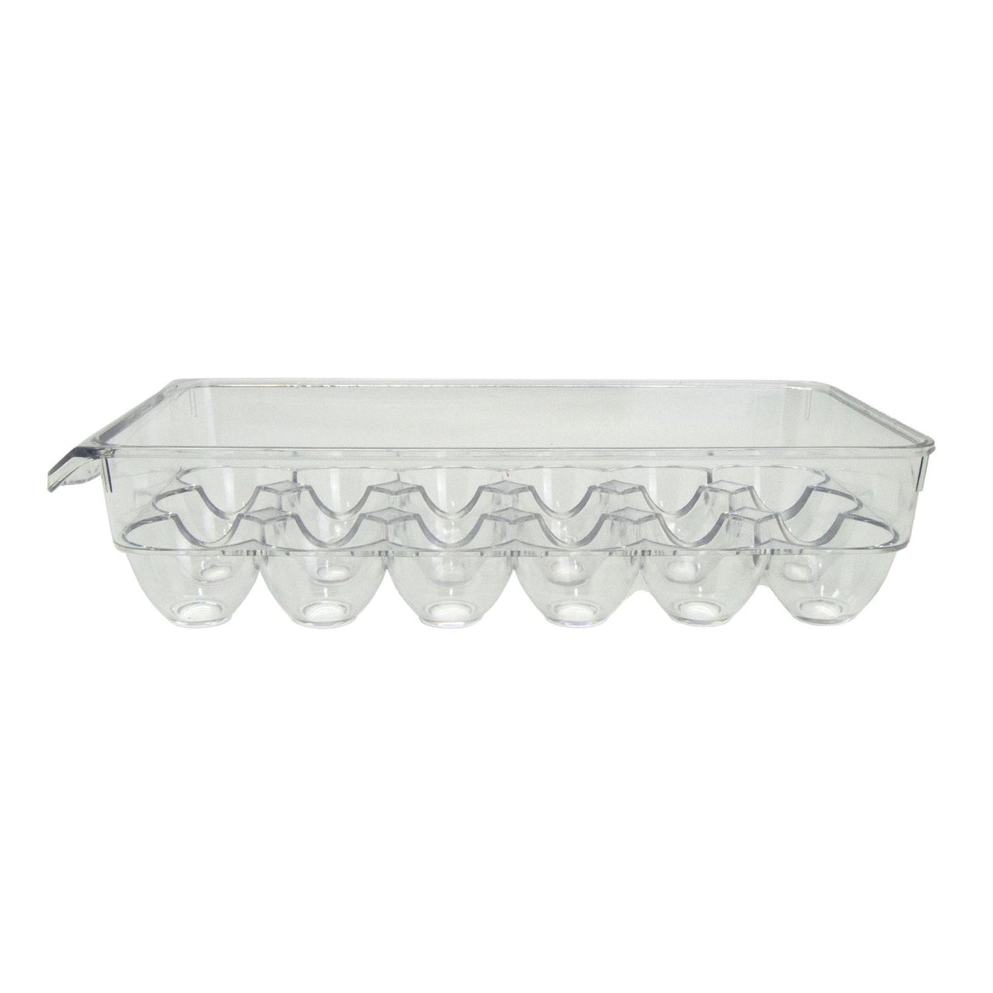 Organizador de plástico para 18 huevos