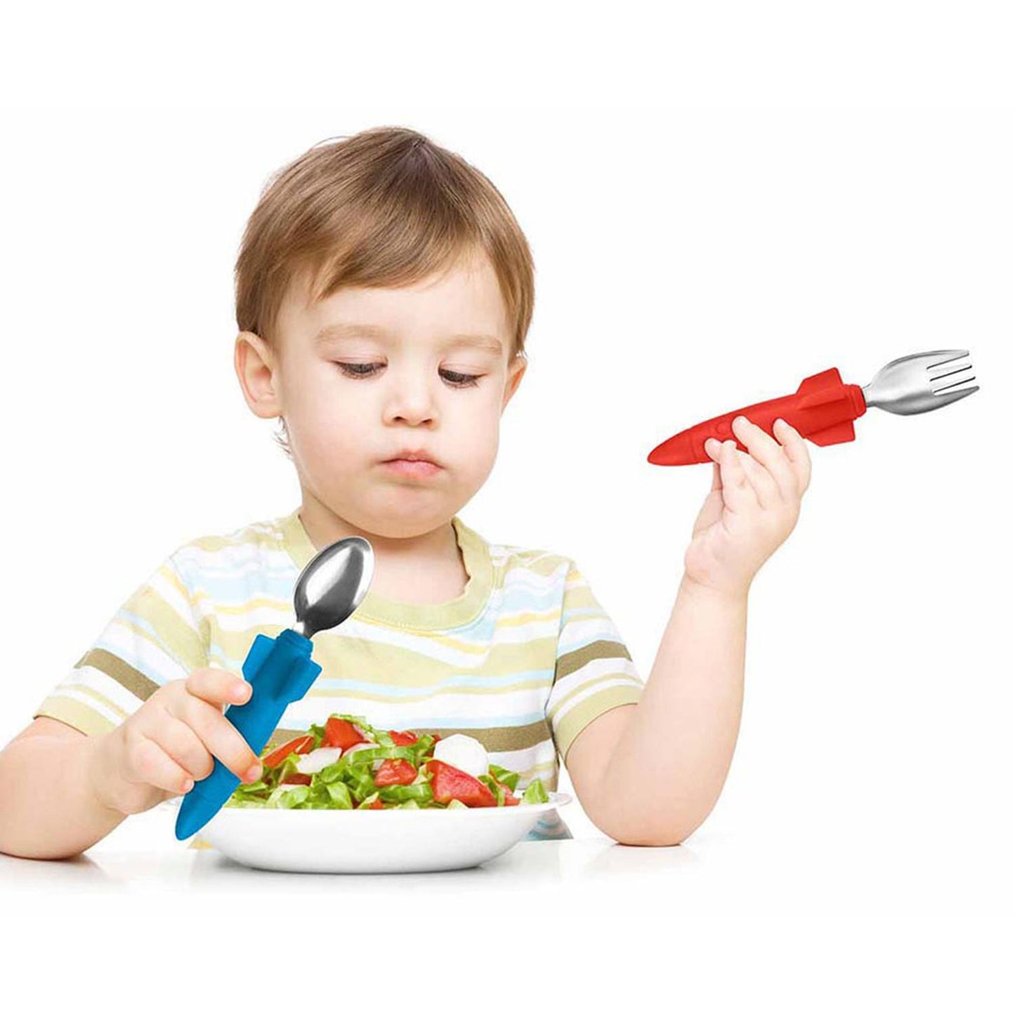 Fred & Friends, Juego de cubiertos "3-2-1 Lunch!"
